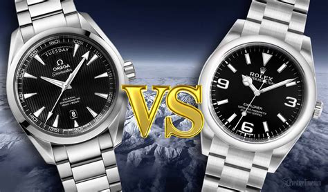 rolex explorer vs aqua terra|rolex explorer vs omega.